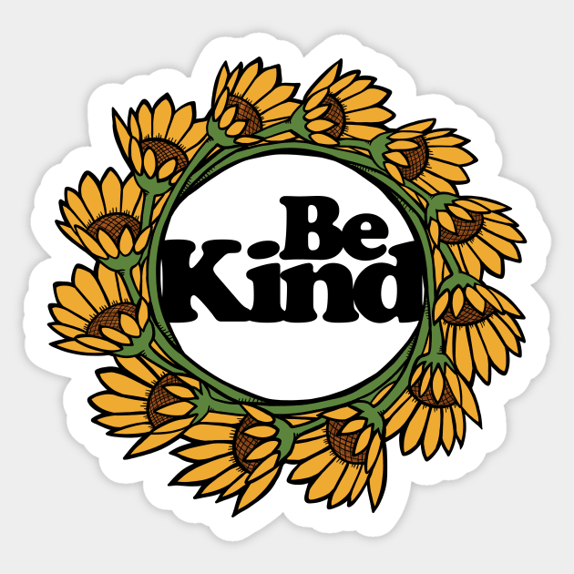 Be Kind Sticker by bubbsnugg